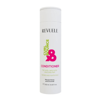 REVUELE Curl Bounce Conditioner, балсам за къдрава коса с манука и церамид, 250 ml