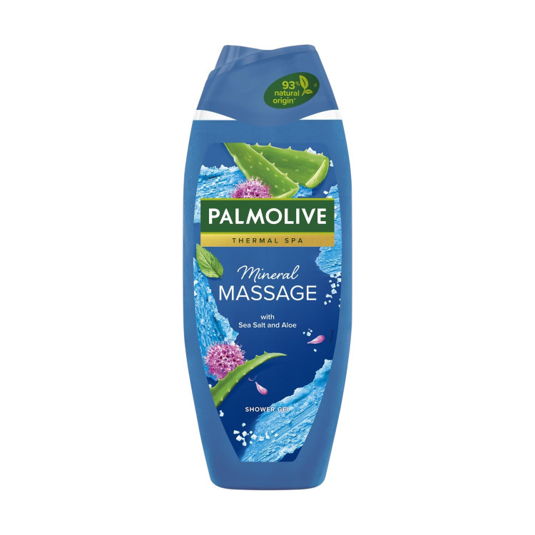 PALMOLIVE Душ‑гел Thermal Spa Mineral Massage, Морска сол и алое, 500 мл PALMOLIVE Душ‑гел Thermal Spa Mineral Massage, Морска сол и алое, 500 мл