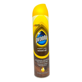 PRONTO Expert Care Wood Oil Amber & Argan, подхранващо масло за дървени повърхности, 250 мл PRONTO Expert Care Wood Oil Amber & Argan, подхранващо масло за дървени повърхности, 250 мл