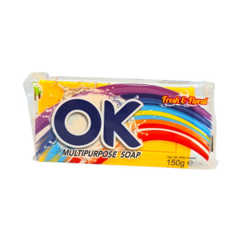 OK Универсален сапун Multipurpose Soap, Fresh & Floral, 150 г OK Универсален сапун Multipurpose Soap, Fresh & Floral, 150 г
