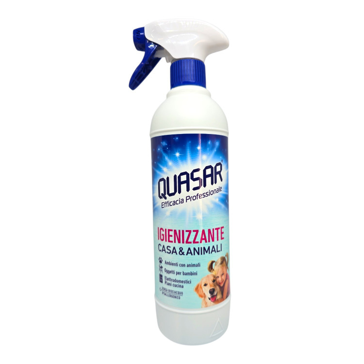 QUASAR Хигиенизиращ спрей за дом и животни, 580 ml