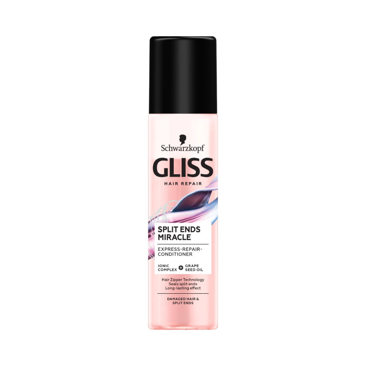 SCHWARZKOPF GLISS Спрей балсам Split Ends Miracle против цъфтящи краища, 200 мл SCHWARZKOPF GLISS Спрей балсам Split Ends Miracle против цъфтящи краища, 200 мл