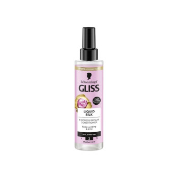 SCHWARZKOPF GLISS Спрей балсам Liquid Silk за суха и безжизнена коса, 200 мл