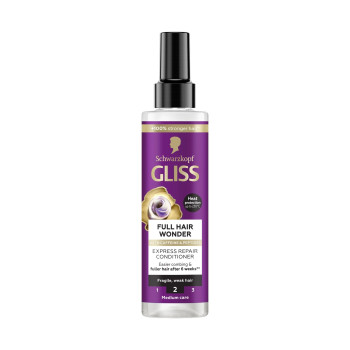 SCHWARZKOPF GLISS Спрей балсам Full Hair Wonder с кофеин и пептиди, 200 мл