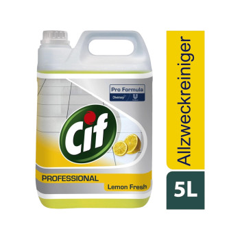CIF PROFESSIONAL PRO FORMULA Lemon Fresh – професионален почистващ препарат, 5л CIF PROFESSIONAL PRO FORMULA Lemon Fresh – професионален почистващ препарат, 5л