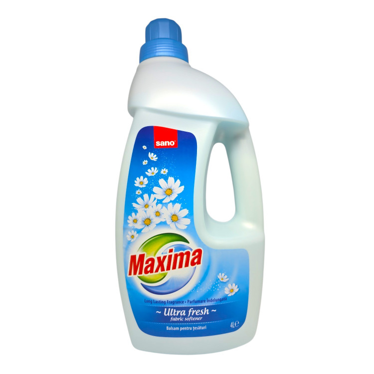 SANO MAXIMA, омекотител, Ултра фреш, 4 л SANO MAXIMA, омекотител, Ултра фреш, 4 л