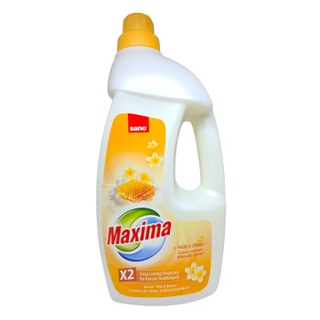 SANO MAXIMA, омекотител, Мляко и мед, 4 литра SANO MAXIMA, омекотител, Мляко и мед, 4 литра
