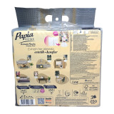 PAPIA HOME висящи кухненски кърпи, 3-пластови, 250 бр, Цветове Микс