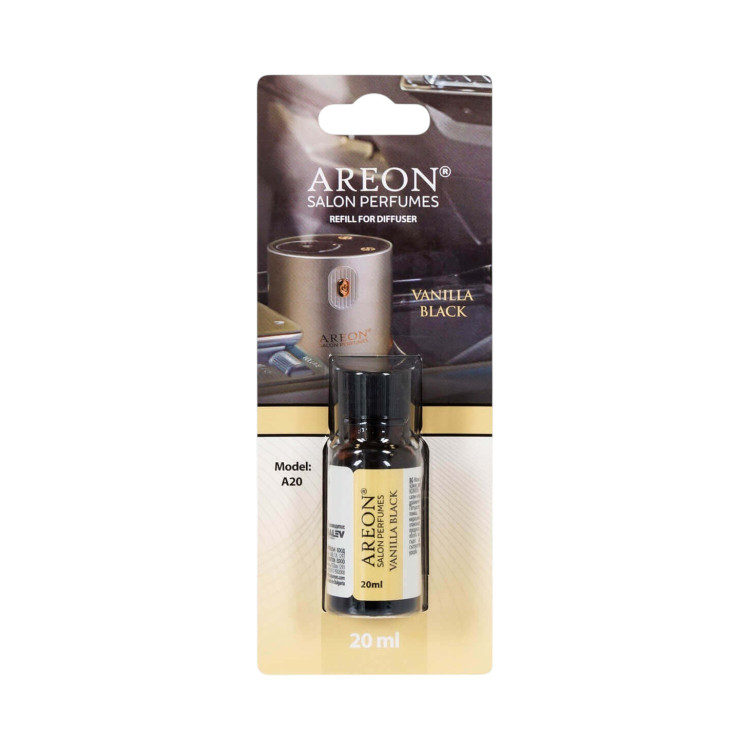 AREON SALON PERFUMES, пълнител за дифузер, Vanilla Black, 20 мл AREON SALON PERFUMES, пълнител за дифузер, Vanilla Black, 20 мл