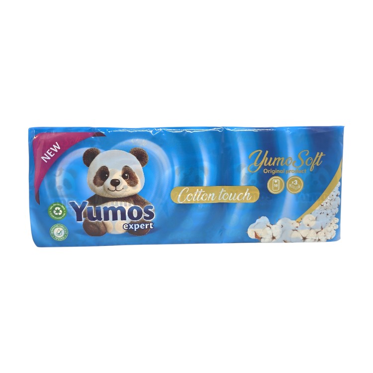 YUMOS носни кърпи, 10 броя, Памук YUMOS носни кърпи, 10 броя, Памук