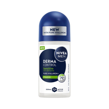 Nivea рол-он мъжки, 50мл, Derma control, Sensitive