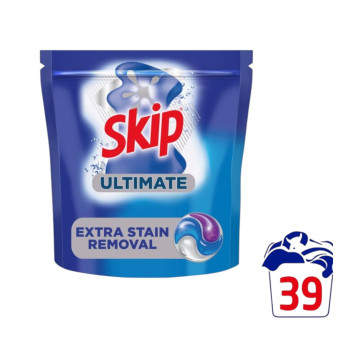 SKIP ULTIMATE, капсули за пране, Extra Stain Removal, 39 броя