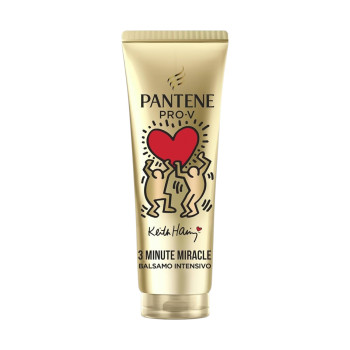 PANTENE PRO‑V, 3 Minute Miracle, интензивен балсам за коса, Keith Haring Edition, 200 мл