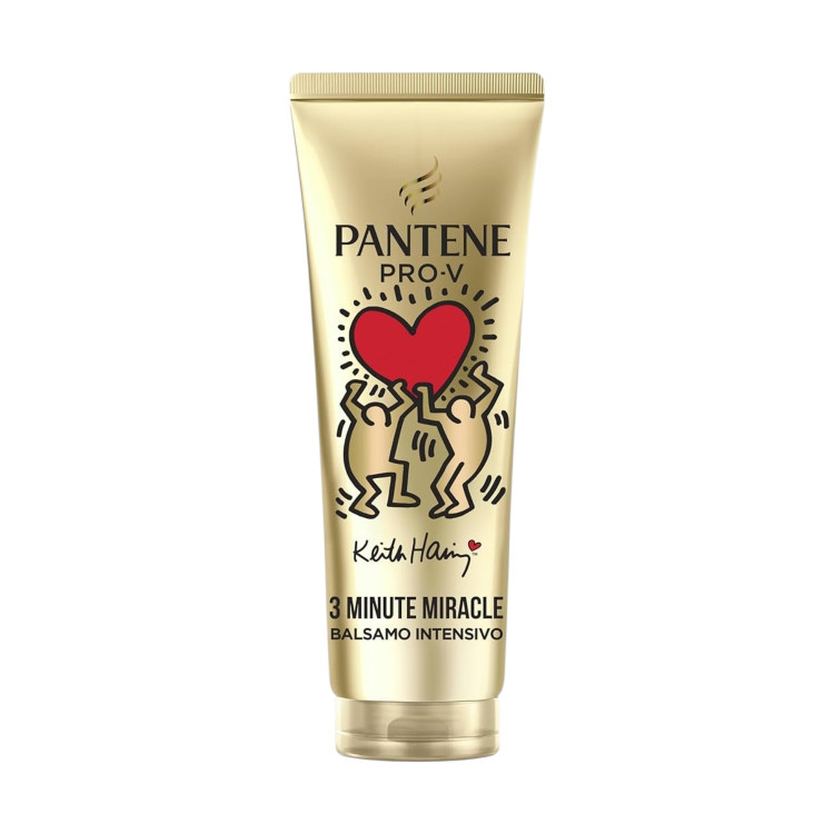 PANTENE PRO‑V, 3 Minute Miracle, интензивен балсам за коса, Keith Haring Edition, 200 мл PANTENE PRO‑V, 3 Minute Miracle, интензивен балсам за коса, Keith Haring Edition, 200 мл