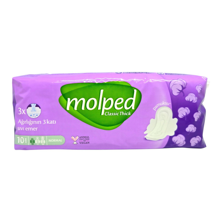 MOLPED CLASSIC THICK, дамски превръзки, Normal, 10 бр