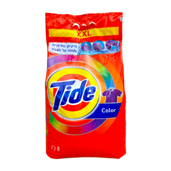 TIDE, прах за пране Color за цветни дрехи, XXL, 8 кг TIDE, прах за пране Color за цветни дрехи, XXL, 8 кг