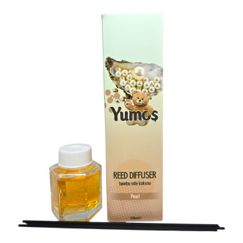 YUMOS, ароматизатор с пръчици Reed Diffuser Pearl, 120 мл YUMOS, ароматизатор с пръчици Reed Diffuser Pearl, 120 мл