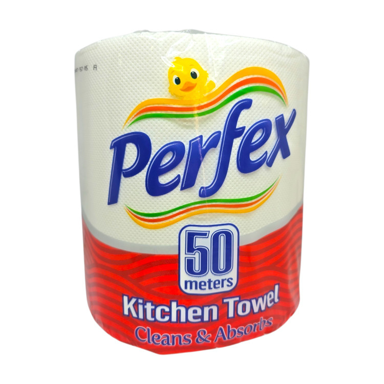 PERFEX, кухненска ролка Kitchen Towel, 50 м, 400гр PERFEX, кухненска ролка Kitchen Towel, 50 м, 400гр
