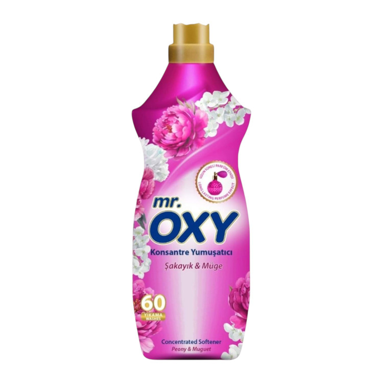 MR. OXY, Концентриран омекотител – Божур & Момина сълза, 60 изпирания MR. OXY, Концентриран омекотител – Божур & Момина сълза, 60 изпирания