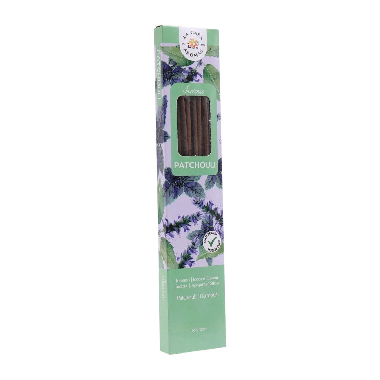 LA CASA DE LOS AROMAS, Ароматни пръчици – Patchouli, 20 бр. LA CASA DE LOS AROMAS, Ароматни пръчици – Patchouli, 20 бр.