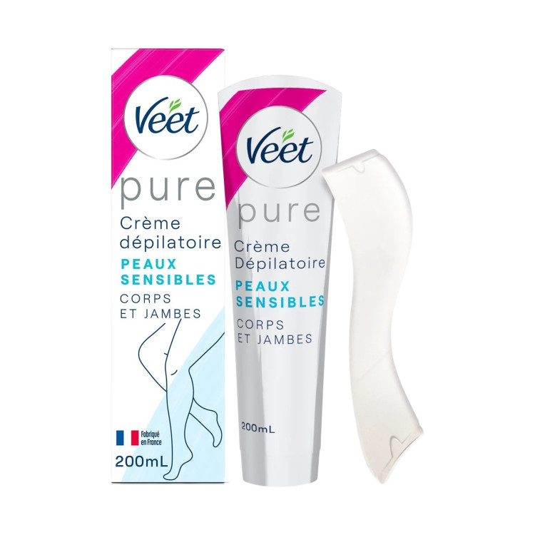 VEET PURE, Депилаторен крем – Чувствителна кожа, 200 мл VEET PURE, Депилаторен крем – Чувствителна кожа, 200 мл