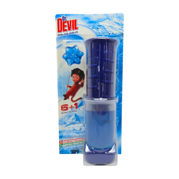 DR.DEVIL ароматизатор диск за тоалетна чиния, 7 ползвания, Polar Aqua