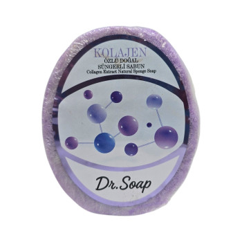 DR. SOAP, Сапун, Колагенов естествен сапун с луфа, 135 g DR. SOAP, Сапун, Колагенов естествен сапун с луфа, 135 g