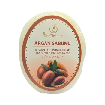 DR. CLEANING, Сапун, Арганов сапун с луфа, 135g DR. CLEANING, Сапун, Арганов сапун с луфа, 135g