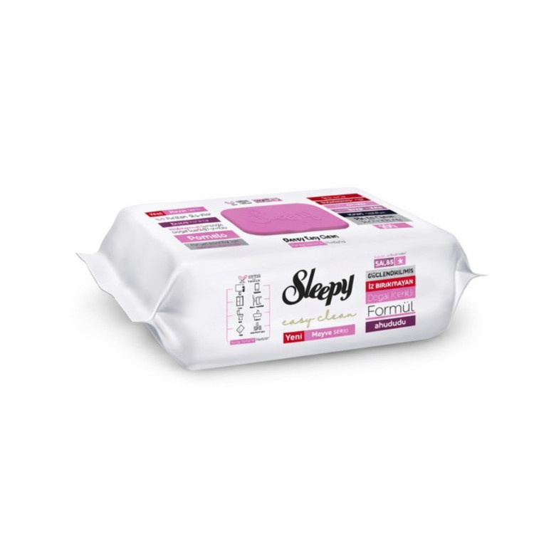 SLEEPY санитарни мокри кърпи, Помело, За почистване на повърхности, 100 броя SLEEPY санитарни мокри кърпи, Помело, За почистване на повърхности, 100 броя