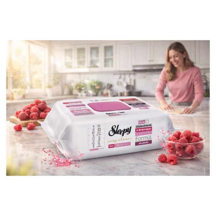 SLEEPY санитарни мокри кърпи, Помело, За почистване на повърхности, 100 броя SLEEPY санитарни мокри кърпи, Помело, За почистване на повърхности, 100 броя