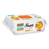 SLEEPY санитарни мокри кърпи, Портокал, За почистване на повърхности, 100 броя 