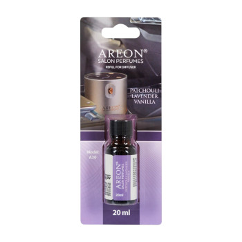 AREON SALON PERFUMES, пълнител за дифузер, Пачули-Лавандула-Ванилия, 20 мл AREON SALON PERFUMES, пълнител за дифузер, Пачули-Лавандула-Ванилия, 20 мл