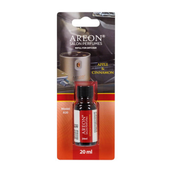 AREON SALON PERFUMES, пълнител за дифузер, Ябълка и Канела, 20 мл AREON SALON PERFUMES, пълнител за дифузер, Ябълка и Канела, 20 мл