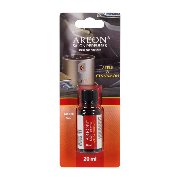 AREON SALON PERFUMES, пълнител за дифузер, Ябълка и Канела, 20 мл