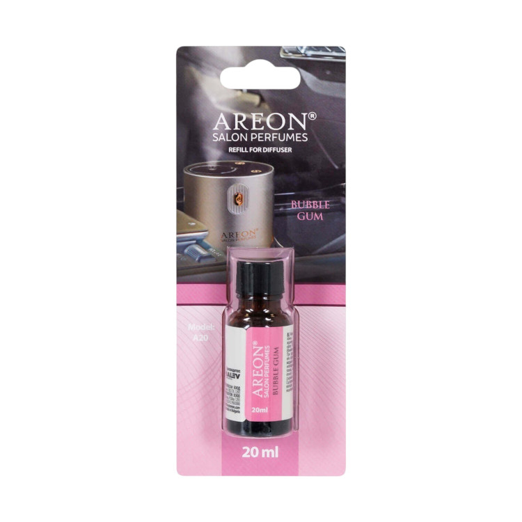 AREON SALON PERFUMES, пълнител за дифузер, Bubble Gum, 20 мл AREON SALON PERFUMES, пълнител за дифузер, Bubble Gum, 20 мл