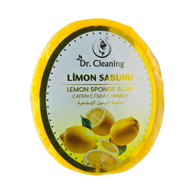 DR. CLEANING, Сапун, Лимонов сапун с луфа, 100 g DR. CLEANING, Сапун, Лимонов сапун с луфа, 100 g