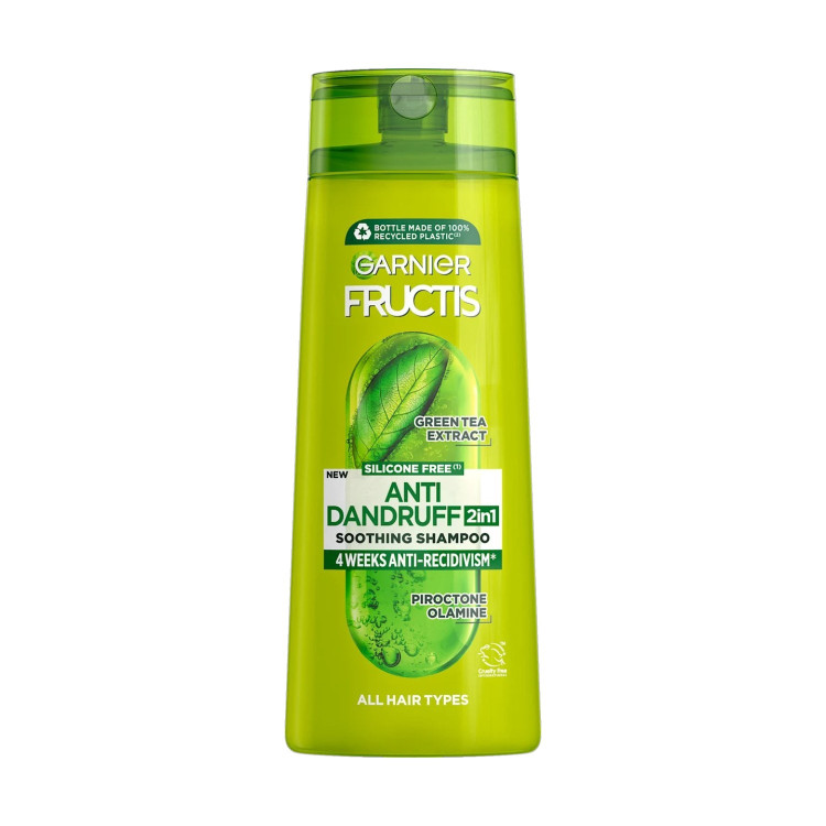 GARNIER FRUCTIS, Шампоан против пърхот 2 в 1, Soothing, 400 ml GARNIER FRUCTIS, Шампоан против пърхот 2 в 1, Soothing, 400 ml