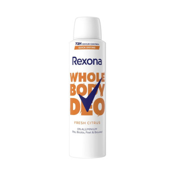 REXONA, Део спрей за цяло тяло, Fresh Citrus, 150 ml