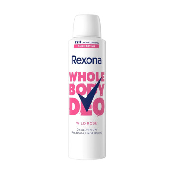 REXONA, Део спрей за цяло тяло, Wild Rose, 150 ml