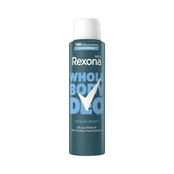 REXONA MEN, Део спрей за цяло тяло, Ocean Rush, 150 ml