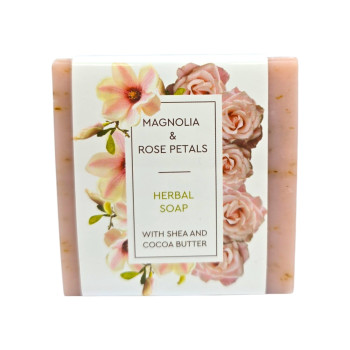 REFAN билков натурален сапун, Magnolia & Rose Petals, 120гр REFAN билков натурален сапун, Magnolia & Rose Petals, 120гр