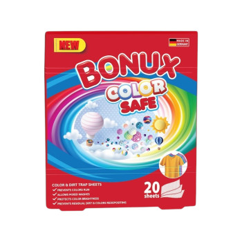 Bonux, Кърпички за защита на цветовете при пране, 20 бр Bonux, Кърпички за защита на цветовете при пране, 20 бр