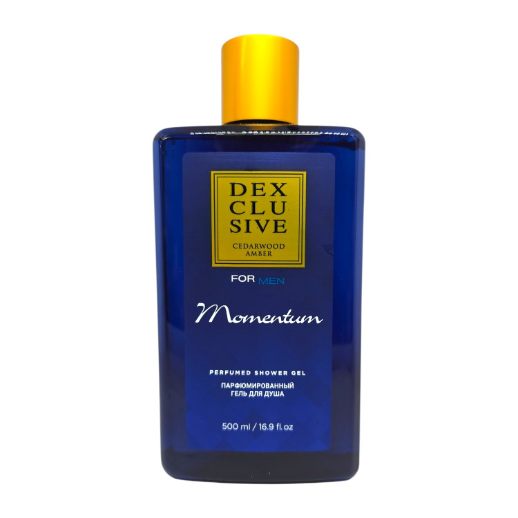 Dexclusive, Душ гел кедрово дърво и амбър Momentum за мъже, 500 ml Dexclusive, Душ гел кедрово дърво и амбър Momentum за мъже, 500 ml