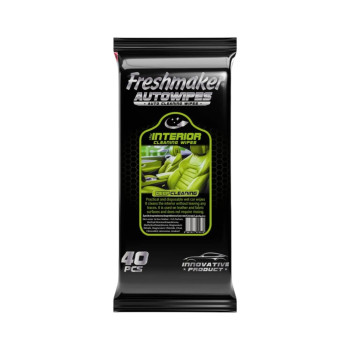 Freshmaker, Мокри кърпички за авто интериор дълбоко почистване, 40 бр