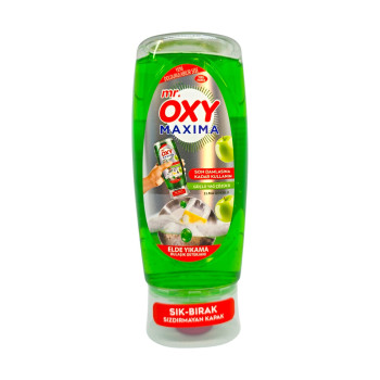 MR. OXY MAXIMA, Препарат за съдове – Зелена ябълка, 500мл MR. OXY MAXIMA, Препарат за съдове – Зелена ябълка, 500мл
