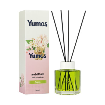 YUMOS, ароматизатор с пръчици Reed Diffuser Acacia, 130 мл YUMOS, ароматизатор с пръчици Reed Diffuser Acacia, 130 мл