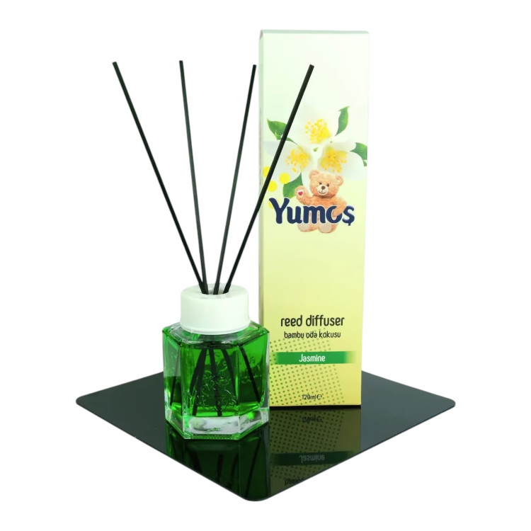 YUMOS, ароматизатор с пръчици Reed Diffuser Жасмин, 120 мл