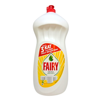 FAIRY препарат за ръчно измиване на съдове, Лимон, 1500мл FAIRY препарат за ръчно измиване на съдове, Лимон, 1500мл