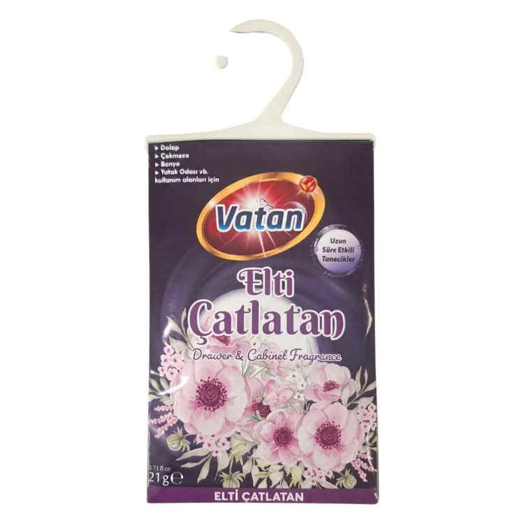 Vatan, Ароматно саше за гардероб и шкаф Elti Çatlata, 21 г Vatan, Ароматно саше за гардероб и шкаф Elti Çatlata, 21 г