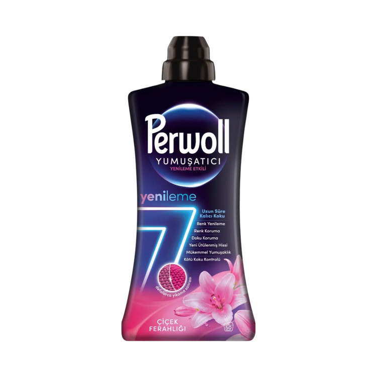 Perwoll, Омекотител Renew & Care Floral Freshness (Çiçek Ferahlığı), 50 пранета, 1200мл Perwoll, Омекотител Renew & Care Floral Freshness (Çiçek Ferahlığı), 50 пранета, 1200мл